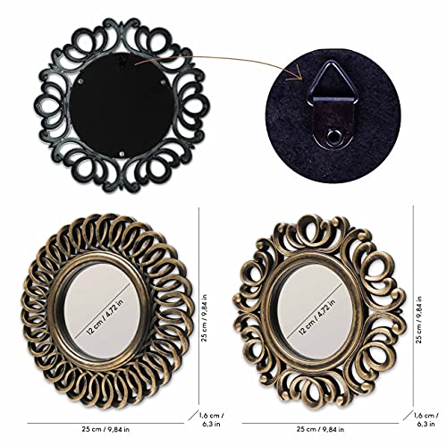 Pack of 3 -| Wall Mirrors for Home Decoration