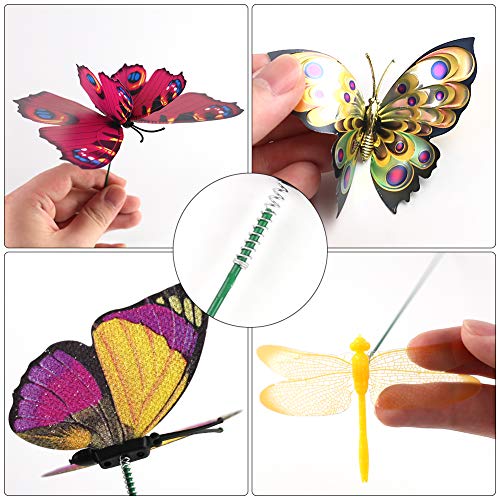 Butterfly Stakes, 50pcs 11.5inch for Garden Decoration