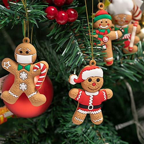 15 Pack Christmas Gingerbread Ornaments