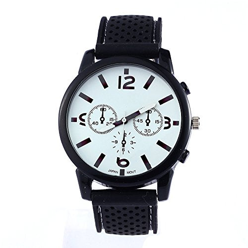 8 Assorted Men's Sports Silicon  Wrist Watches