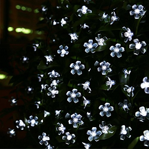 33 Feet 100 LED Cherry Flower Fairy String Lights Christmas, 8 Flash Modes with Tail Plug