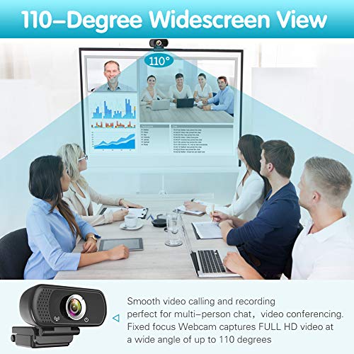 1080P Live Streaming Web Camera w/ Stereo Microphone