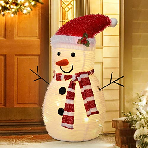 Lighted Snowman Christmas Decorations