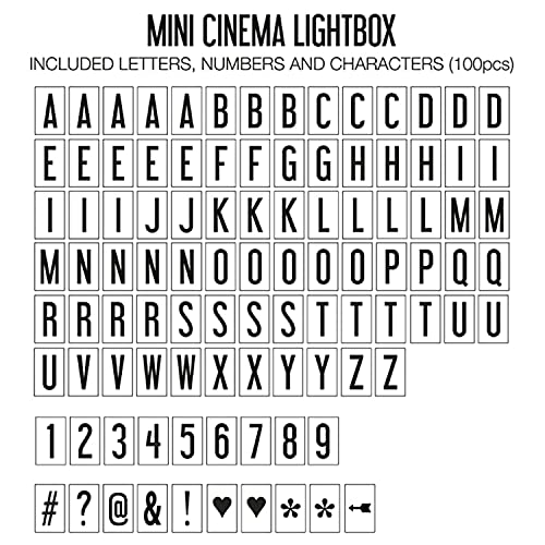 Cinema Lightbox - Color-Changing Marquee Signs / Letters, Numbers, & Symbols