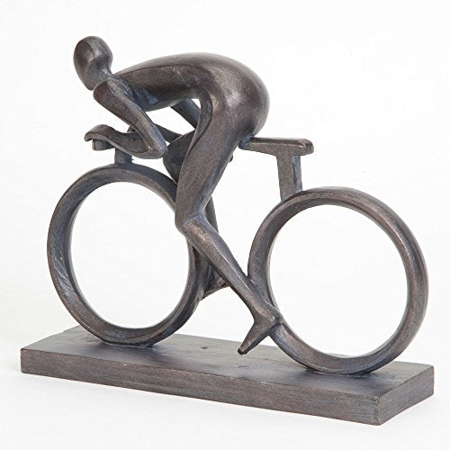 Elegant 6-3/4" Bicycle Statue - Impressive Home Décor Sculpture