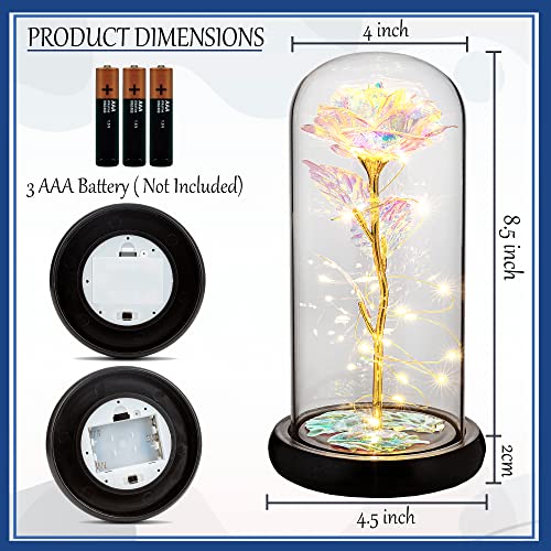 Galaxy LED Lighted Rose for Mothers' Day Gift