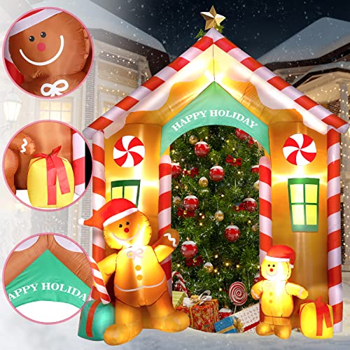 9.97 ft Inflatable Christmas Arch Outdoor Decoration