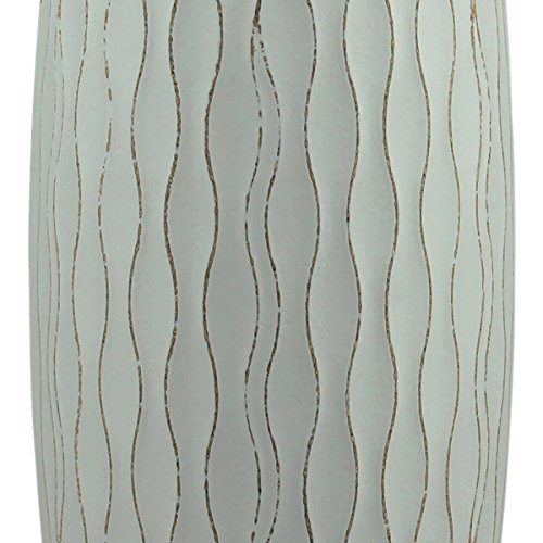 Beach Nostalgia Weathered Pale Ocean Wood Vase, Light Blue