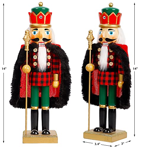 14 Inch Christmas Nutcracker Figures for Home Decoration