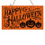 3 Pumpkin Happy Halloween Handmade Wood Sign