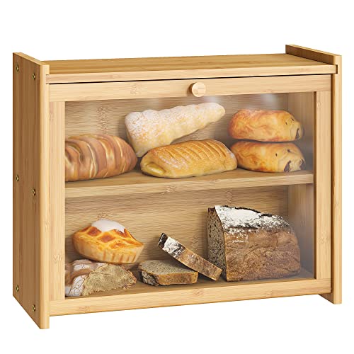 Bamboo Stackable Bread Box For Kitchen Counter – Amazingforless