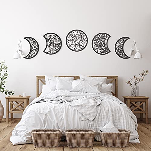 5 Pieces Moon Phases Decoration