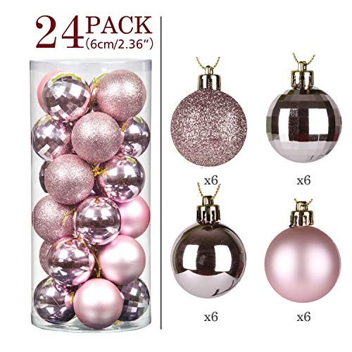 24pcs 2.36in Christmas Balls Decoration