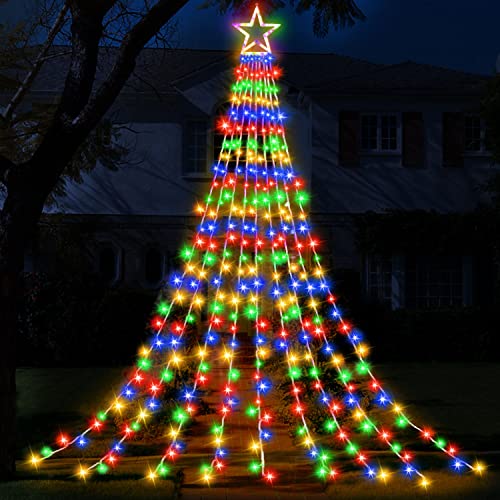 320 LEDs Christmas Decorations Star String Lights