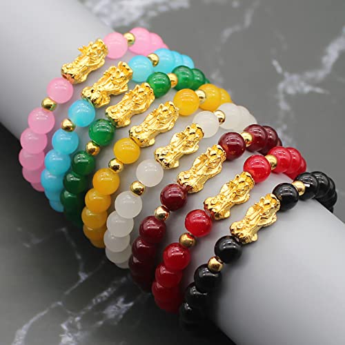 8 Pack Feng Shui Luck Bracelets for Men/Women