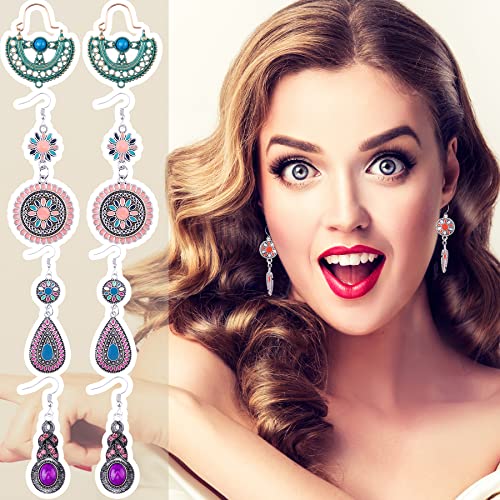 20 Pairs Bohemian Earrings Vintage Set for Women