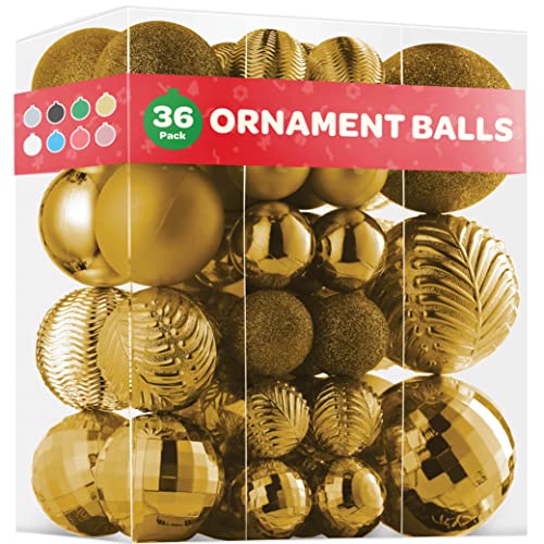 Set of 36  Christmas Ball Ornaments