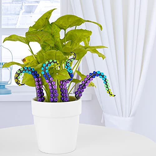 Decorative Garden Octopus Tentacle Stakes, Plant Stakes