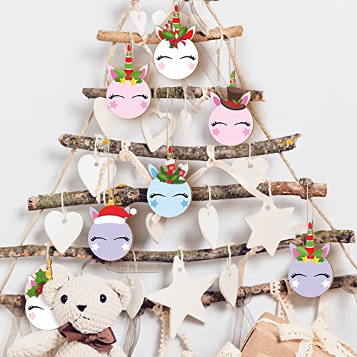 36 Pieces Wooden Christmas Ornaments