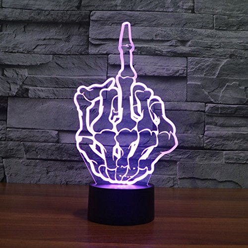 Funny Home Decoration Night Lamp 3D Switch LED Desk Light