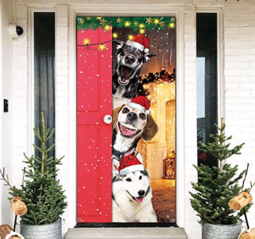 Cute  Christmas Door Cover  Decorations