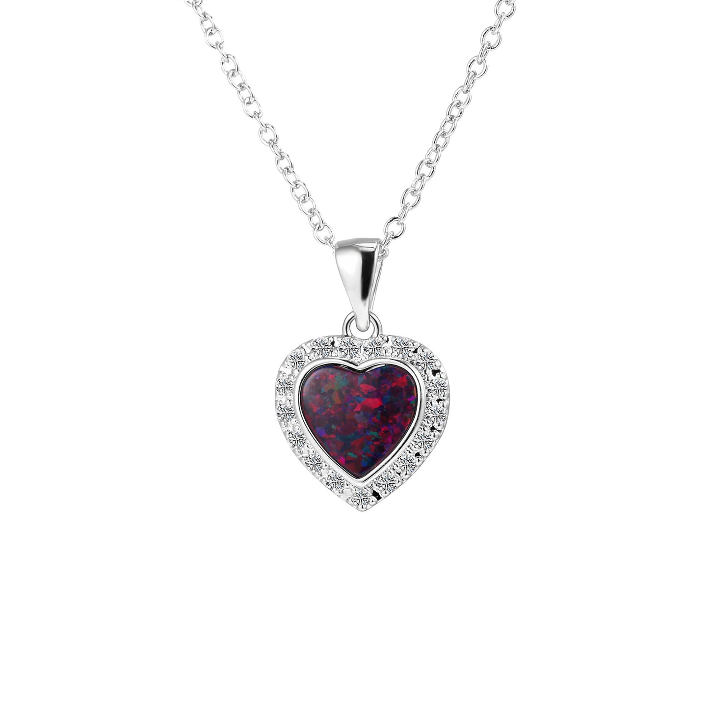 3 Carat Heart Necklace for Women