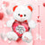 Valentines Day Picture Frame Teddy Bear Gift for Women