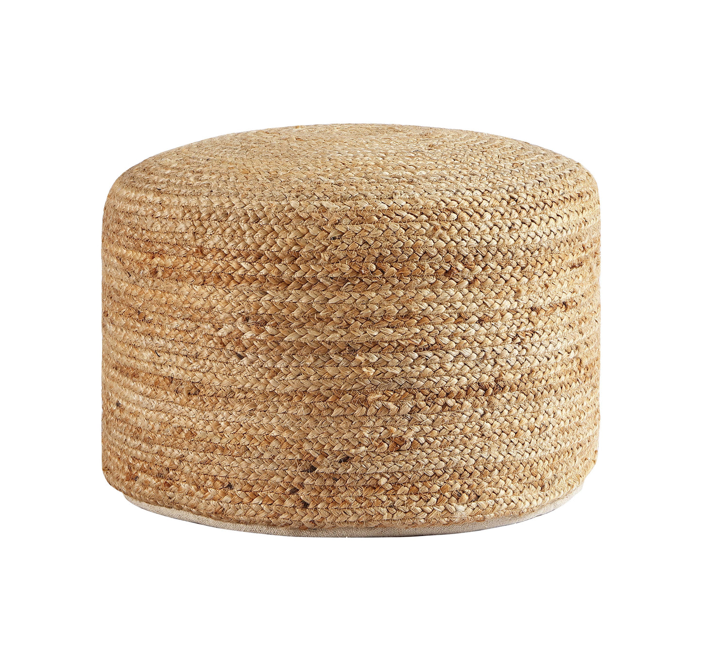 Modern Natural Boho Round Jute Floor Pouf