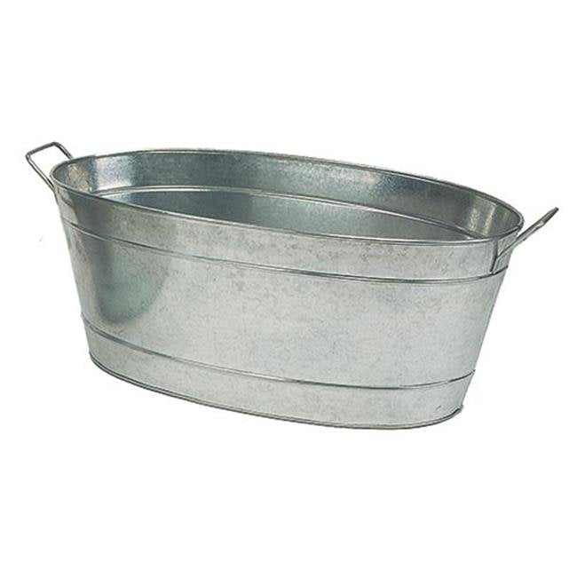 Large Oval Galvanized Steel Tub