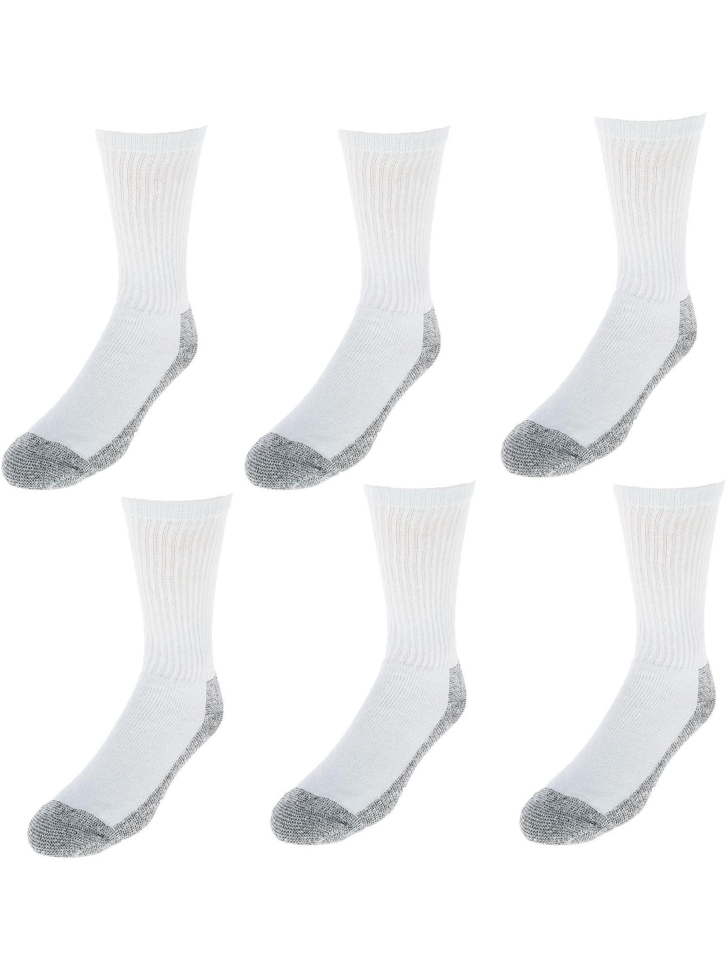 Men's Work Gear Heavy Duty Crew Socks 6-Pack
