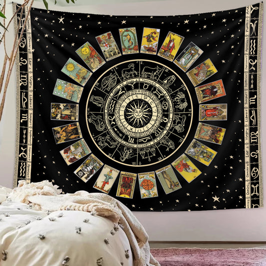 Sun & Moon Constellation Tapestry for Home Decoration