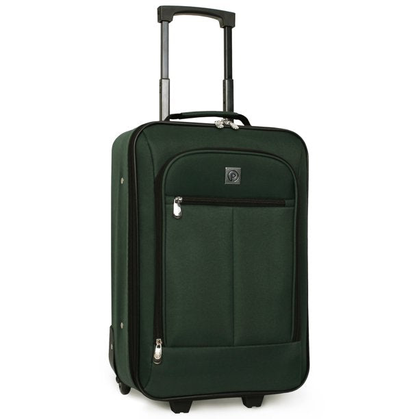 Pilot Case 18" Softside Carry-on Luggage, Gree