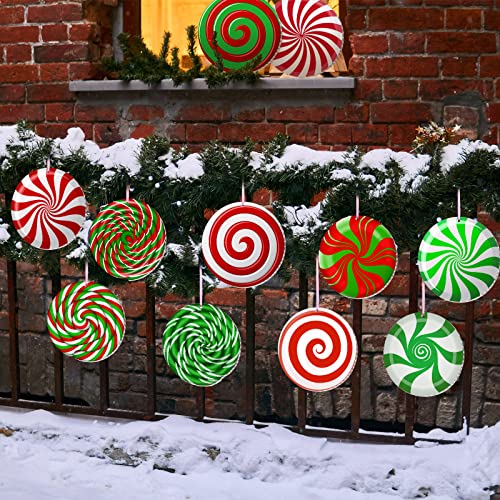 30 Pcs Plastic Double Sided Christmas Decorations