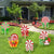 6 Pcs Candy Christmas Decorations Yard Signs  w/ Stakes