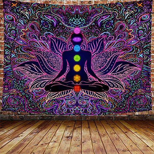 Seven Chakra Tapestry - Bohemian Mandala Yoga Meditation Wall  Decoration