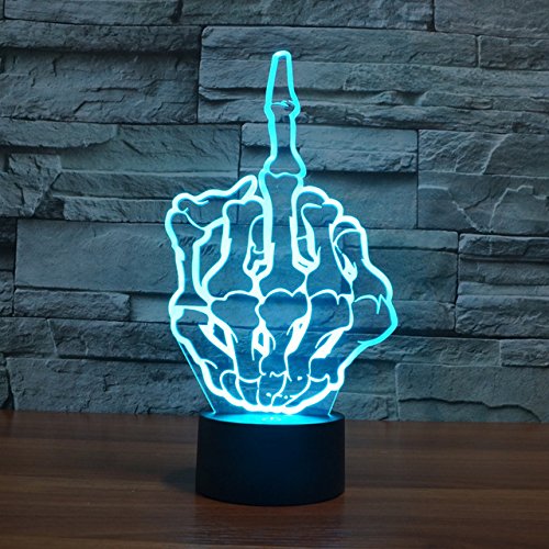 Funny Home Decoration Night Lamp 3D Switch LED Desk Light