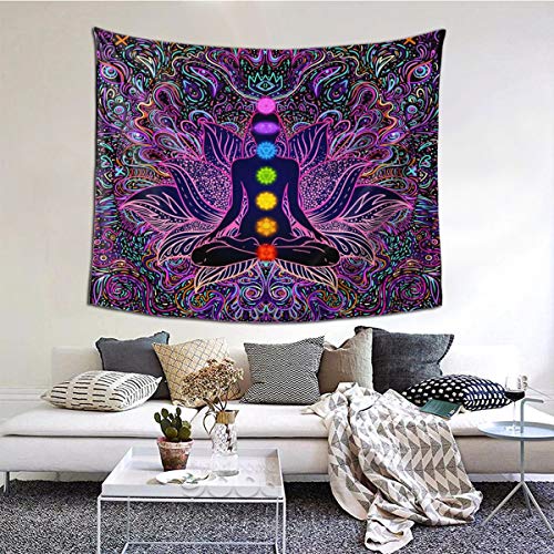 Seven Chakra Tapestry - Bohemian Mandala Yoga Meditation Wall  Decoration