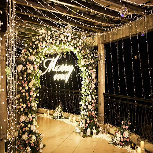 306 LED Window Curtain String Light