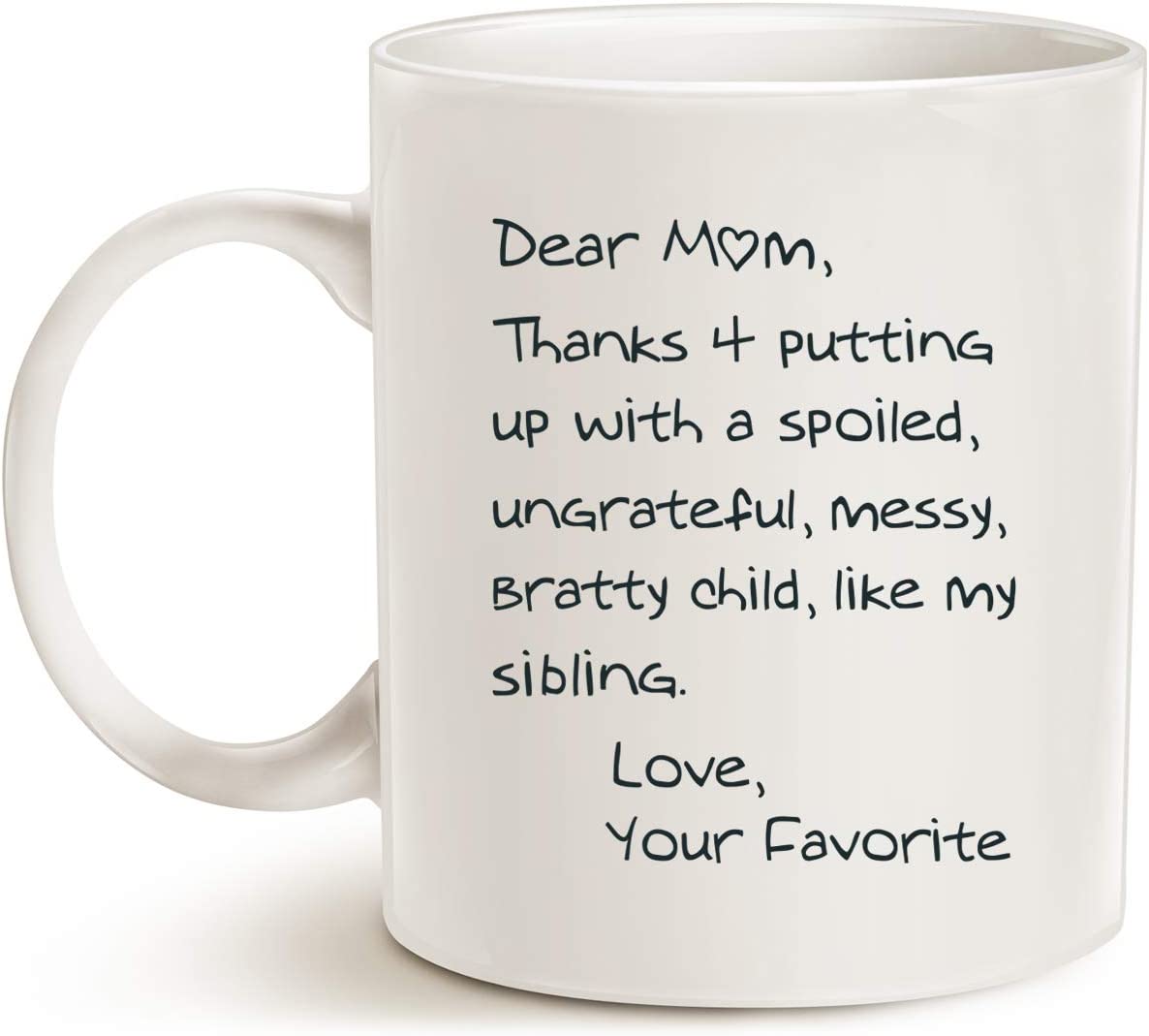 Coffee Mug for Funny Mothers Day Gift ,White 11 Oz