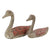 Wood Coastal Bird Sculpture, Brown/Red