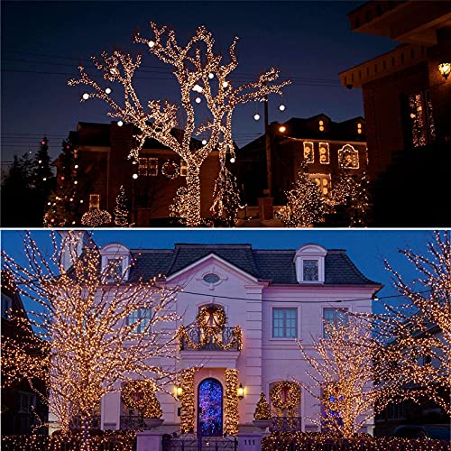 4-Pack 160FT 400 LED  Solar Christmas Lights