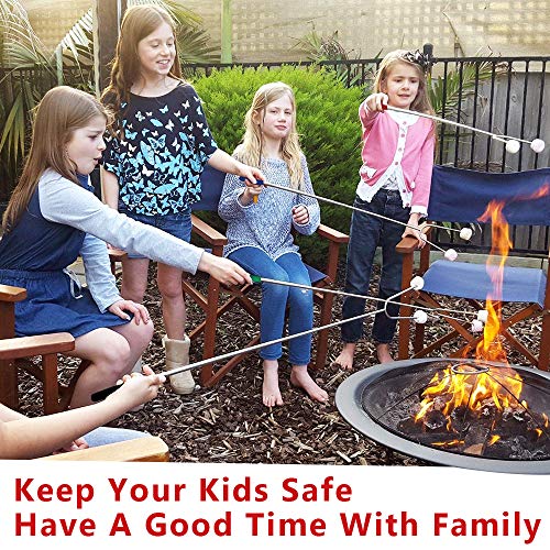 Marshmallow Roasting Sticks  Extend 45" -Smores Sticks for Fire Pit