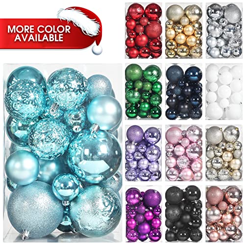 45pcs Christmas Ball Ornaments for Christmas Trees Decorations