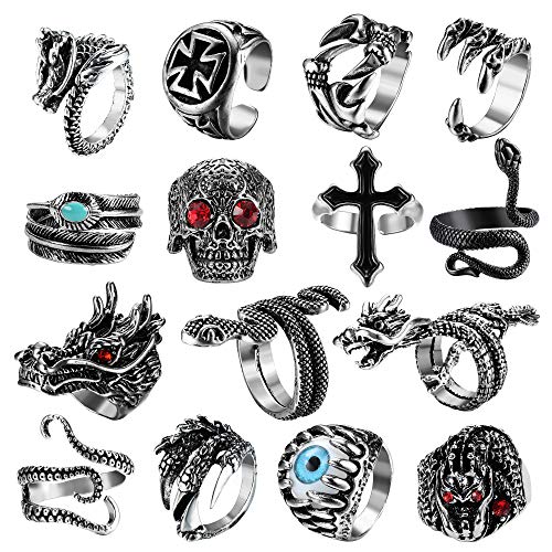 Vintage Punk Rings for Men/Women