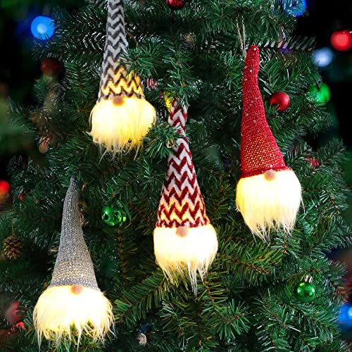 Christmas Gnome Lights Handmade Swedish Tomte Decoration