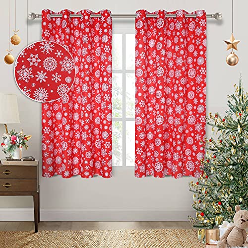 Deer Elk Christmas Curtains Decorations