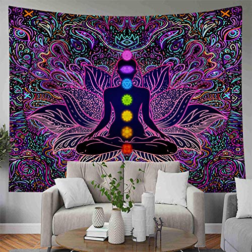 Seven Chakra Tapestry - Bohemian Mandala Yoga Meditation Wall  Decoration