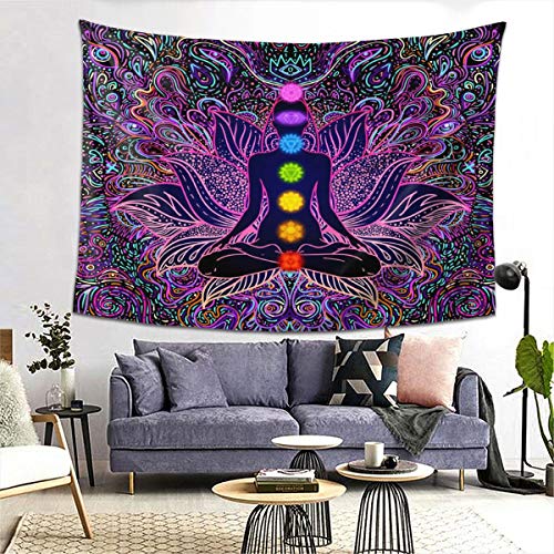 Seven Chakra Tapestry - Bohemian Mandala Yoga Meditation Wall  Decoration