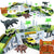 170 pcs Create A Dinosaur World Road Race-Flexible Track Playset