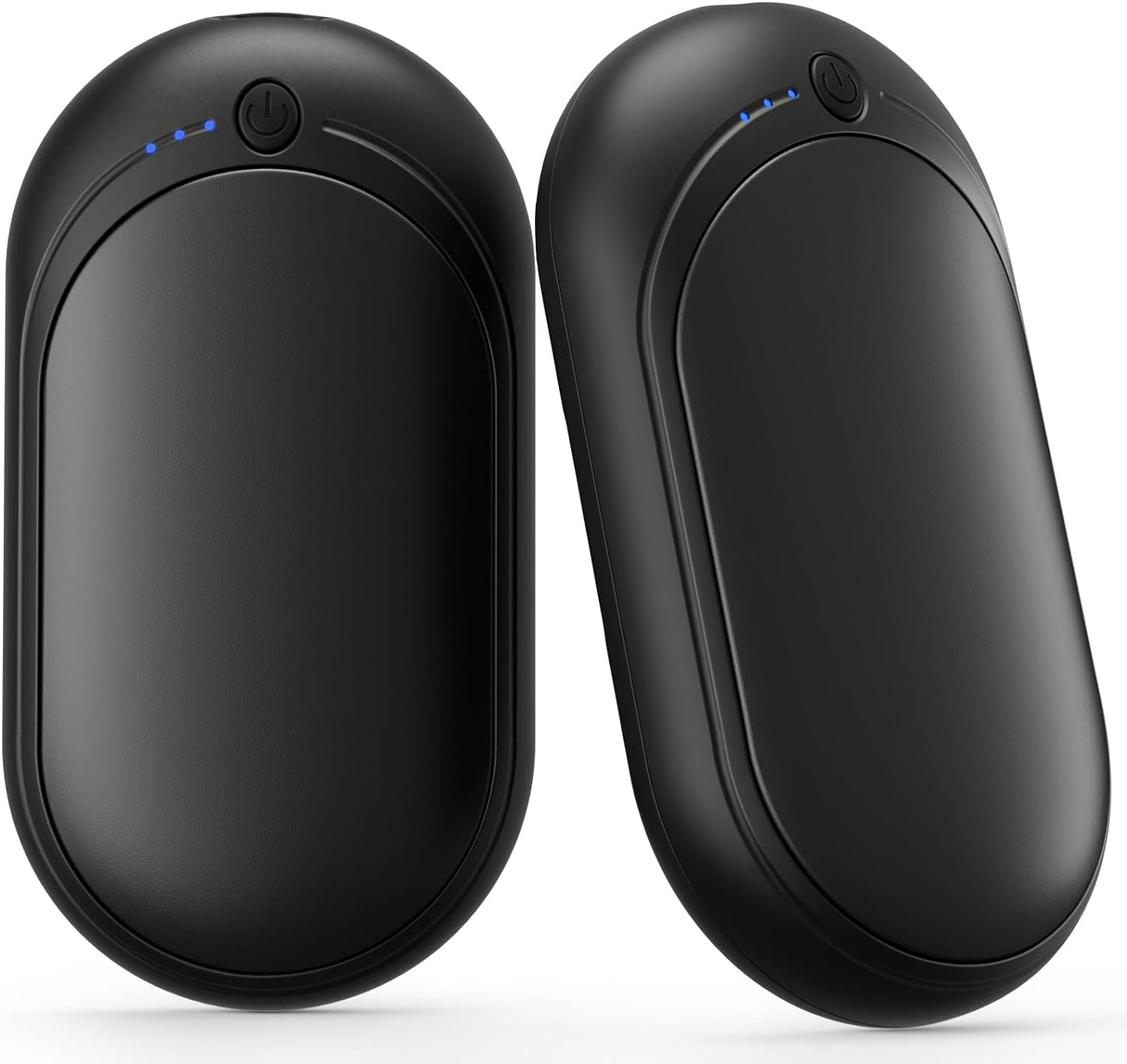 Hand Warmers Rechargeable,  2 Pack 6000mAh Portable Electric Handwarmers, Reusable USB Pocket Heater Great for Raynauds, Hunting, Golf, Camping, Christmas Outdoor, Women Mens Warm Gifts